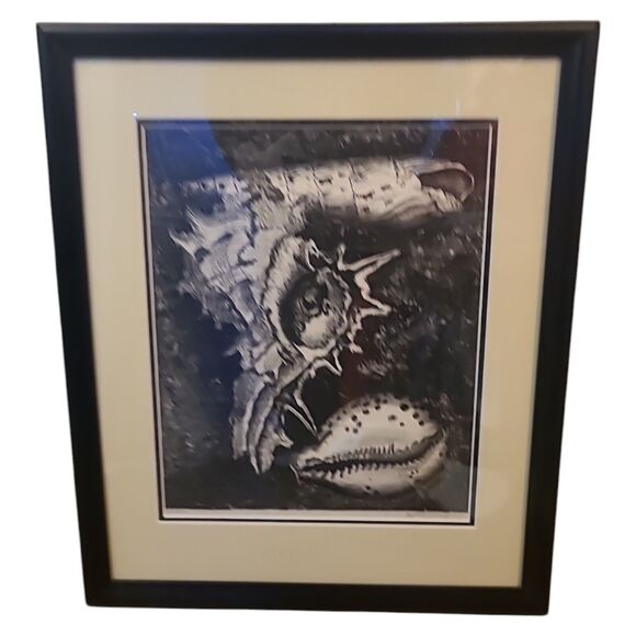 "Shells"‎ Joseph Polley Paine Listed Artist Painting 12x14.5" Framed 17x21.5" - Picture 5 of 13